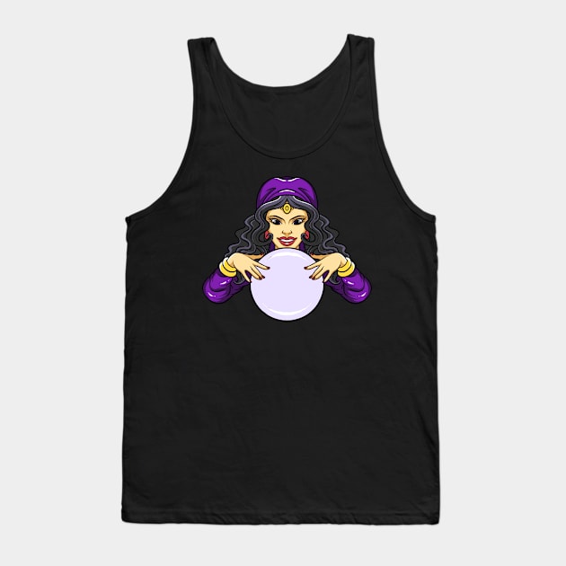 Fortune Teller Spiritual Tank Top by fromherotozero